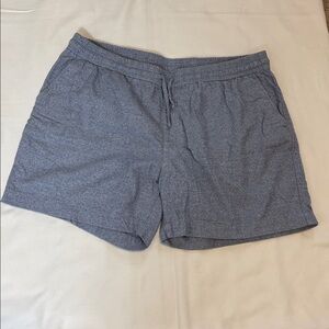 Chubbies men’s Athletic Shorts in Heather blue gray drawstring size XXL cotton